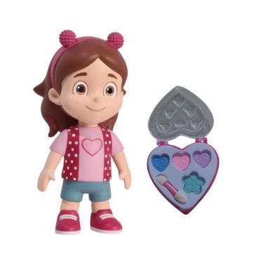 Imagem de Boneca Maria Clara mais Maleta Maquiagem Infantil Brinquedo Educativo 