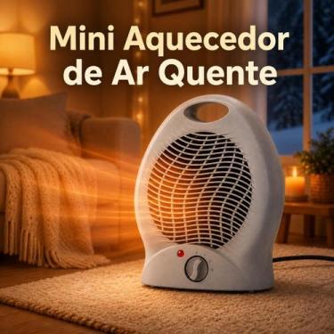 Imagem de Aquecedor de Ar Elétrico 220V 2000W Compacto Portátil Aquecedor Invern