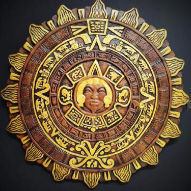 Imagem de Mandala asteca 45cm - CASA FÉ