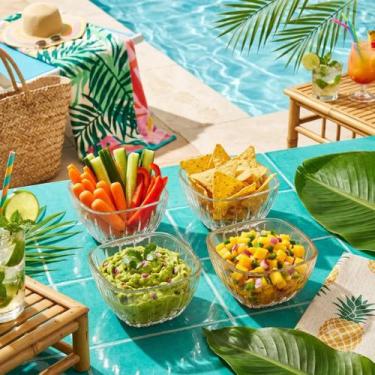Imagem de Petisqueiras Montecarlo 280ml Cristal Kit 4 Aperitivos - Hauskraft