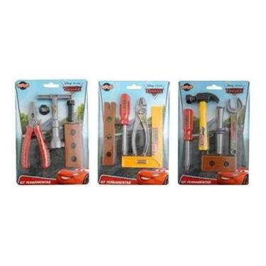 Imagem de Brinquedo Kit Infantil Ferramenta Carros Moto Bicicleta  5 Peças - Cam