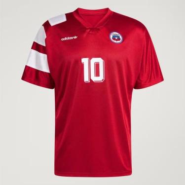 Imagem de Camisa Seleção Chile Home 94 Adidas Masculina, Vermelho, G