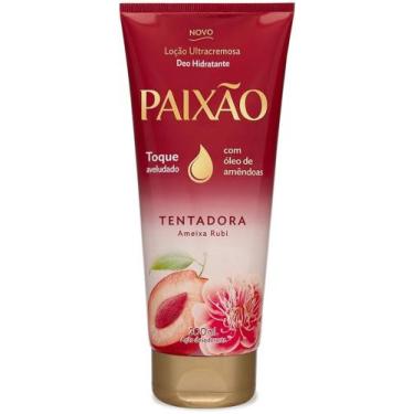 Imagem de Paixão Loção Hidratante Ultracremosa Tentadora Ameixa Rubi Ação Desodo