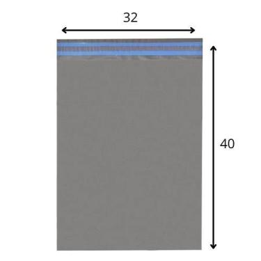 Imagem de Envelope Saco Plástico Embalagem Correio Lacre 32x40 250 un - 1001 EMB