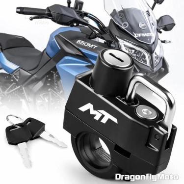 Imagem de Trava Antifurto Para Capacete De Moto Para Cfmoto 450 Mt 650 Mt 700 Mt