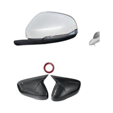 Imagem de Capa De Espelho Retrovisor Estilo Fibra De Carbono Para Volvo V40 V60 