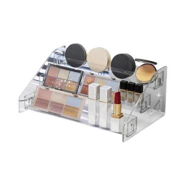 Imagem de Organizador De Cosméticos De Plástico Transparente Com 3-7 Camadas, Ca