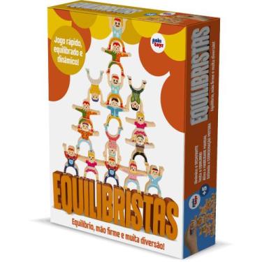 Imagem de Jogo de Empilhar Bonecos Equilíbrio Infantil Peças Coloridas Encaixe T