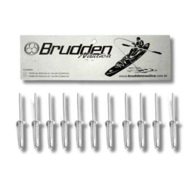 Imagem de Kit com com 10 rebites importados alumínio de qualidade - BRUDDEN
