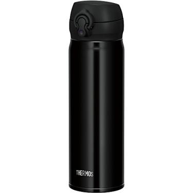 Imagem de Caneca de viagem térmica com isolamento a vácuo para garrafa de água [tipo aberto com um toque] 0,5 l