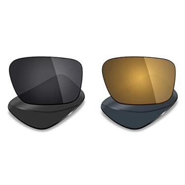 Imagem de 2 pares de lentes polarizadas de substituição da Mryok para óculos de sol Oakley Si Ballistic Det Cord – Opções