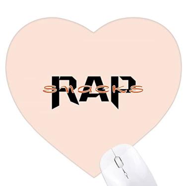 Imagem de Mousepad de borracha Hip Hop Culture Singing Art Heart Game Office