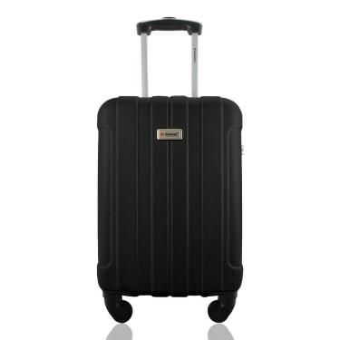 Imagem de Mala Rígida De Fibra 360° Tamanho Bordo - Gladiador A1 - Preto