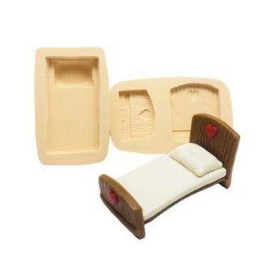 Imagem de Molde De Silicone Cama 7 Anões, Branca De Neve