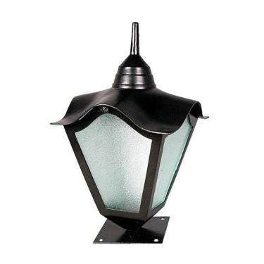 Imagem de Luminária Colonial Para Muro Romana Em Alumínio E Vidro