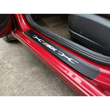 Imagem de GZBFTDH Proteção de Peitoril Soleira da Porta, para Mitsubishi ASX 2015-2022 Carro Acessórios, Aço Inoxidável Kick Plate Guard de Pedal de Limiar Protetor, Peças para Automóveis