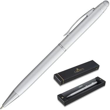 Imagem de Caneta Esferográfica, Crown, Viena, Esfera, Prata