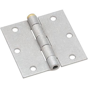 Imagem de National Hardware Dobradiças amplas de pinos removíveis N208-843 V504 galvanizadas, pacote com 2, 8,8 cm