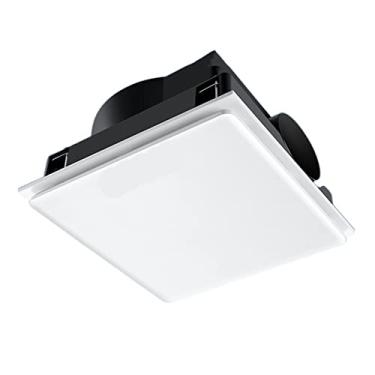 Imagem de Fã exausto Ventilador de exaustão de teto de 30 × 30cm, poderoso ventilador de teto comercial de teto universal, ventilador de teto silencioso, branco, 40w Ventiladores de ventilação