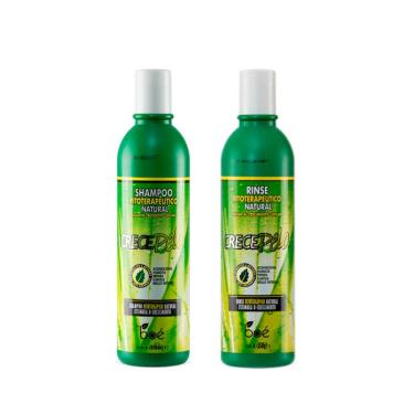 Imagem de Kit Shampoo Natural + Condicionador Rinse Crece Pelo