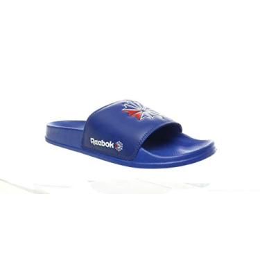 Imagem de Reebok Mens Classic Slide Blue Slides Size 11