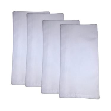 Imagem de Guardanapo de tecido 4 peças Branco MicroOxford P. Home