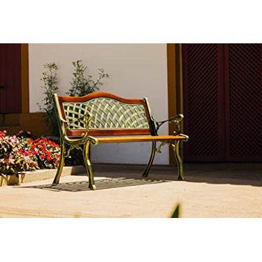 Imagem de Banco de Madeira e Alumínio Fundido Lyon Unifer Móveis