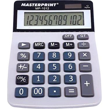 Imagem de Calculadora De Bolso, Masterprint, 1012, 12 Dígitos, Branca