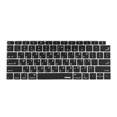 Imagem de Capa de teclado XSKN hebraico inglês para MacBook Air de 13 polegadas A1932 de 13,3 polegadas com tela Retina Touch ID versão EUA