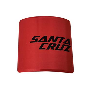 Imagem de Gepinke Emblema de bicicleta Santa Cruz, adesivo de bicicleta de montanha, placa decorativa personalizada DIY, adesivo de liga de alumínio macio (Santa Cruz (vermelho))