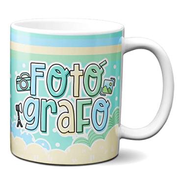 Imagem de Caneca Fotografia Câmera Fotógrafo Presente Criativo Fofo (Branca)