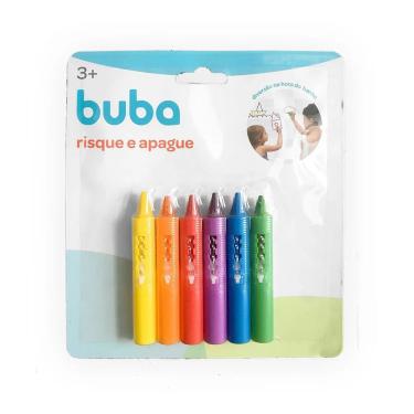 Imagem de Giz Lapis Risque e Apague Colorido 7473 - buba