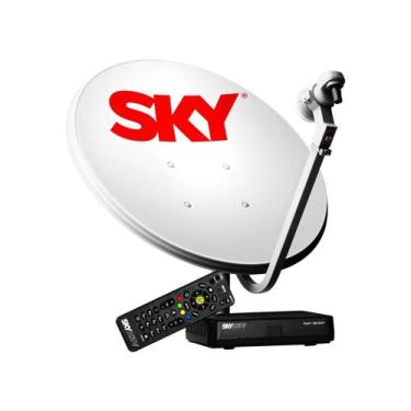 Imagem de Kit Antena E Receptor Flex Pré-Pago - Sky