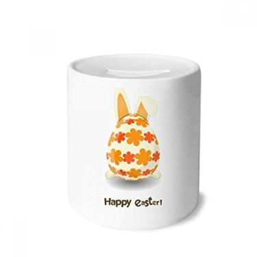 Imagem de DIYthinker Happy Easter Religion Festival Coelhinho Ovo Caixa para Dinheiro Caixa de Cerâmica Porta-Moedas Presente