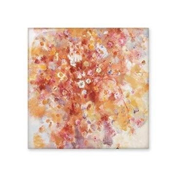 Imagem de Arte de pintura a óleo de verão natureza morta azulejo de cerâmica brilhante banheiro cozinha decoração artesanato presente