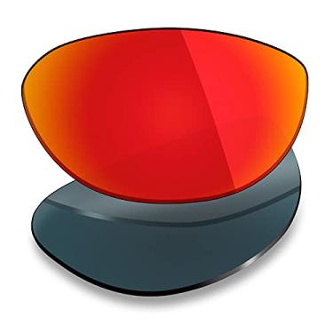 Imagem de Mryok Lentes de substituição para Oakley Fate – Opções, Polarizado - Vermelho fogo, One Size