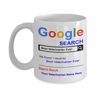 Imagem de Caneca de Veterinária Personalizada – Presentes Veterinários – Caneca Veterinária Personalizada – Ideia de Veterinário Aniversário de Natal – Caneca de Café 325 ml