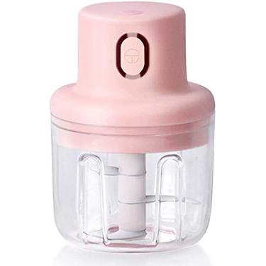 Imagem de Triturador elétrico de picape, mini triturador elétrico de alho, comida, gengibre, vegetal, cebola, batata e processador de liquidificador (250 ml)
