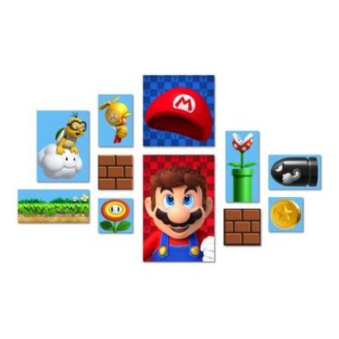 Placa Decorativa Game Jogo Super Mario Odyssey