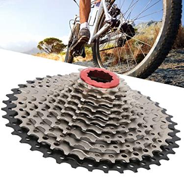 Imagem de Cassete de roda livre, cassete de 11 velocidades 11-40T para bicicleta de maior resistência, design oco de 11 velocidades 11-40T para ciclismo de estrada para bicicleta de montanha