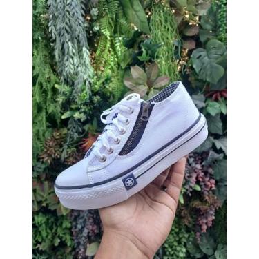 Tênis All Star Converse Plataforma De Couro Ct9830001 Branco