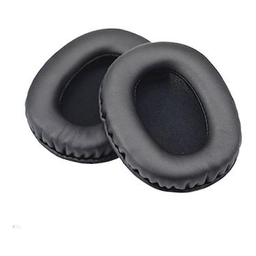 Imagem de Airseapilots Almofadas de Ouvido Compatíveis com Edifier W800bt W808bt K800 K820 K815p em Preto de Poliuretano (PU)