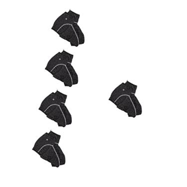 Imagem de CLISPEED 5 Pares Capas Para Sapatos De Ciclismo Tampas De Inicialização Sapato Cobre Tempo Galochas à Prova De Vento Capas De Chuva Bota Tecido De Lã Composto Chuteiras Mantenha Morno