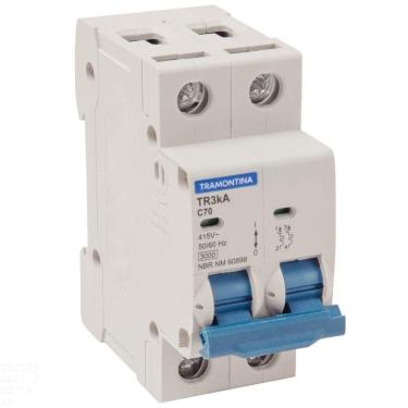 Imagem de Disjuntor Tr3ka 2 P 70 A Curva C Tramontina Tramontina