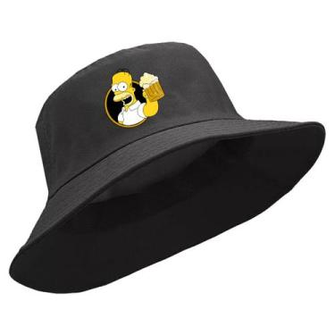 Imagem de Boné Chapéu Unissex Cata Ovo Homer Simpsons Cerveja Bucket Hat Varias