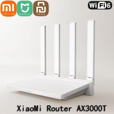 Imagem de Xiaomi-Redmi AX3000T Router  Wi-Fi 6  2 4 GHz  5GHz  1 3 GHz  2x2  160MHz  LAN  LED  Conexão NFC