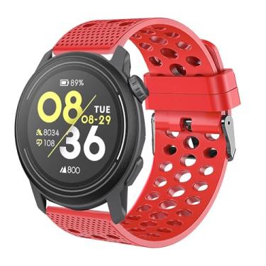 Imagem de Pulseira esportiva de silicone compatível com COROS PACE 3, Lamshaw 20 mm, 22 mm, pulseira esportiva de substituição com fivela de metal compatível com smartwatch COROS PACE 3/APEX 2 Pro/APEX 46