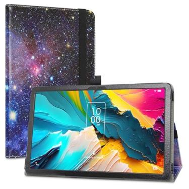 Imagem de LiuShan Capa compatível com TCL NXTPAPER 11, capa dobrável de couro PU fina para tablet Android 13 de 11 polegadas TCL NXTPAPER 11 9166G 9466X 2023 Android 13 (não serve para outro tablet), Galaxy