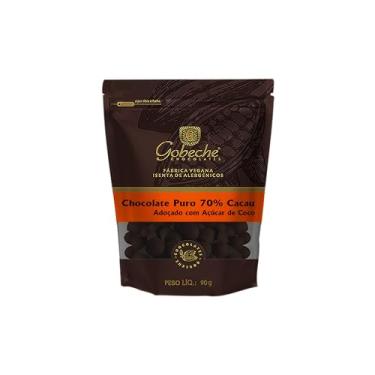 Imagem de Gotas Chocolate 70% Cacau Gobeche - Adoçado com Açúcar de Coco - 90g