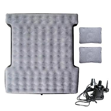 Imagem de Vrasly Colchão de ar inflável para cama de caminhão / 1,7 m a 1,8 m / Converte em tamanho duplo / Colchões infláveis para cama de caminhão / Inclui bomba e bolsa de transporte